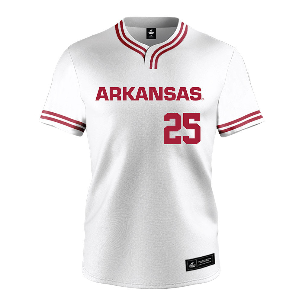 Arkansas - NCAA Softball : Cameryn Harrison - White Jersey-0