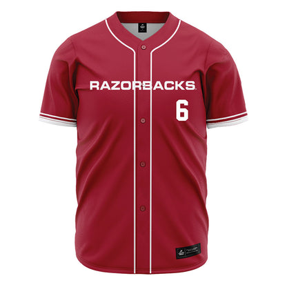 Arkansas - NCAA Softball : Ella McDowell - Cardinal Red Jersey-0