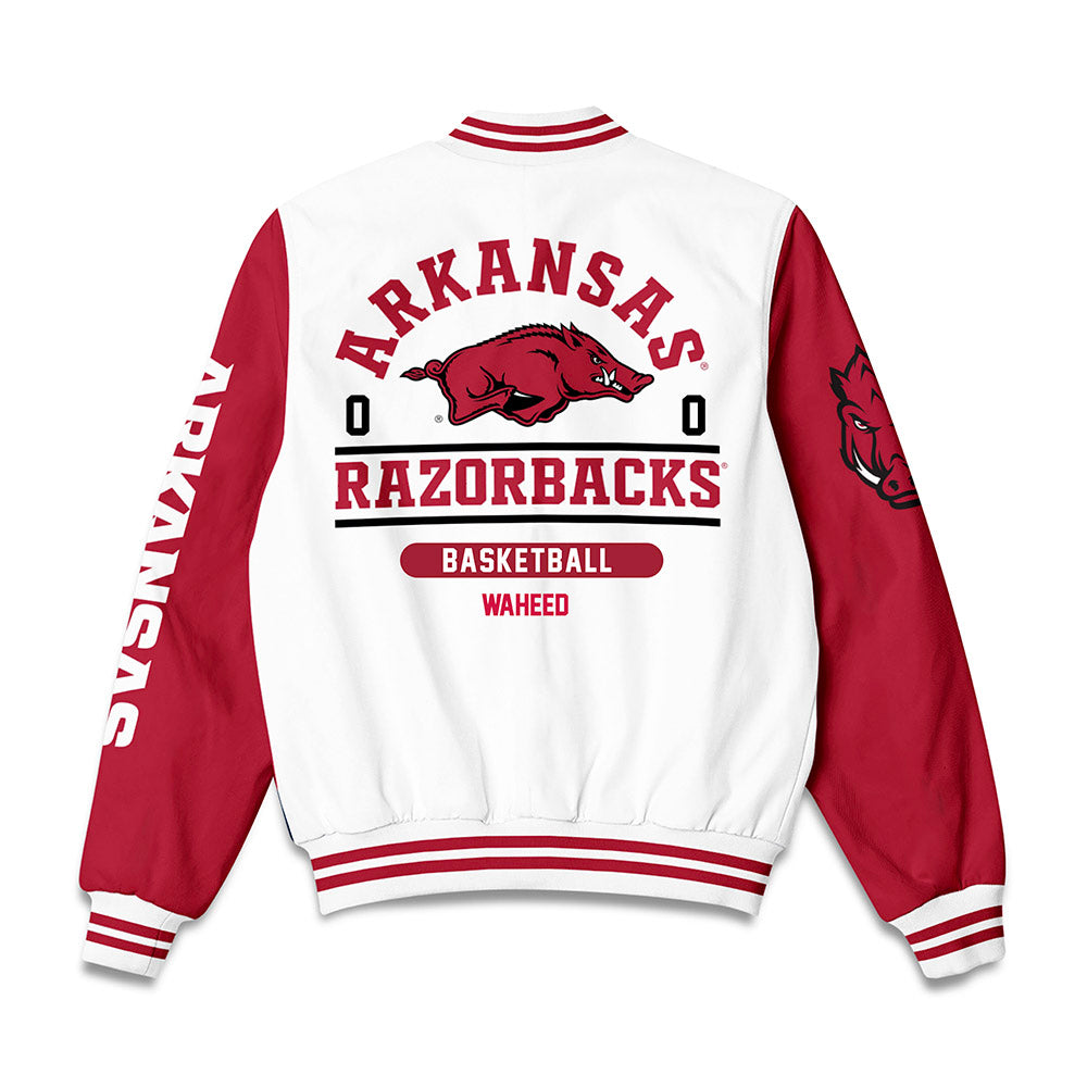 Arkansas - NCAA Women's Basketball : Beautiful Waheed - Bomber Jacket-1