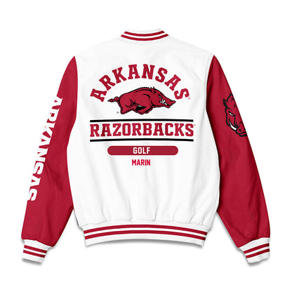 Arkansas - NCAA Women's Golf : Maria Jose Marin - Bomber Jacket-1