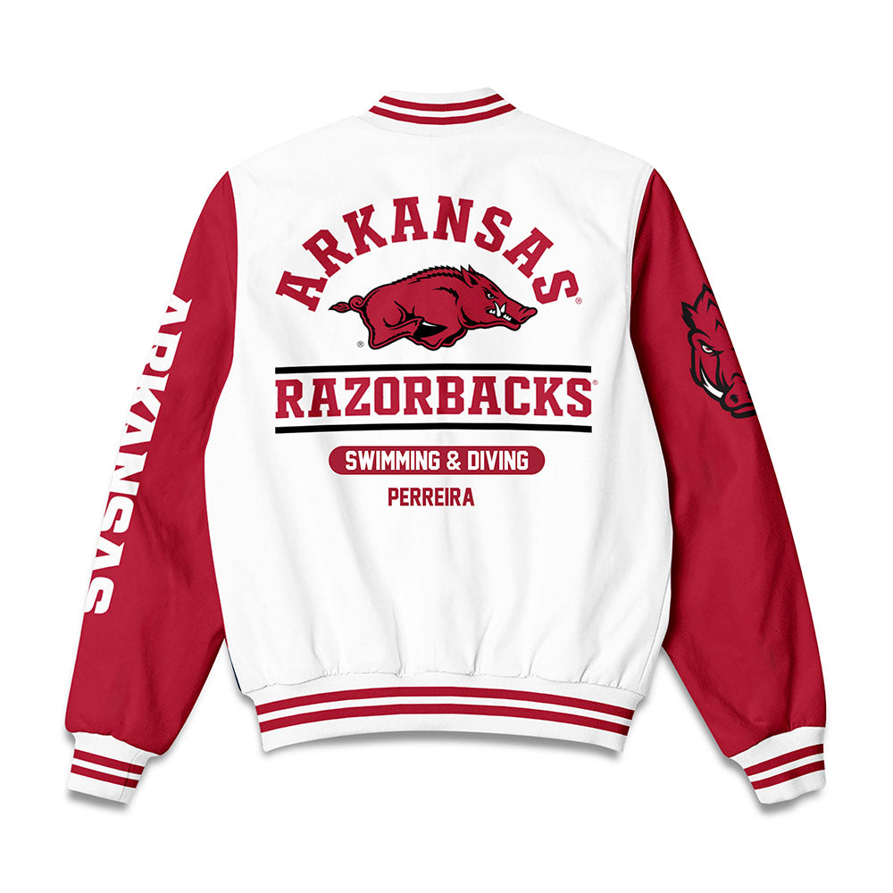 Arkansas - NCAA Women's Swimming & Diving : Isabella Perreira - Bomber Jacket-1