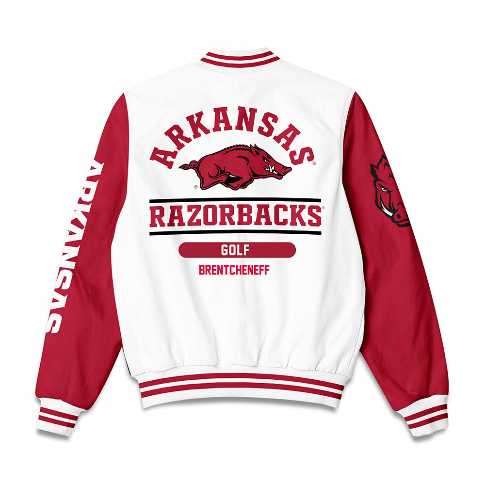 Arkansas - NCAA Women's Golf : Sara Brentcheneff - Bomber Jacket-1