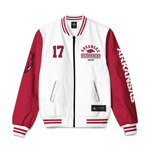 Arkansas - NCAA Women's Soccer : Kennedy Ball - Bomber Jacket-0