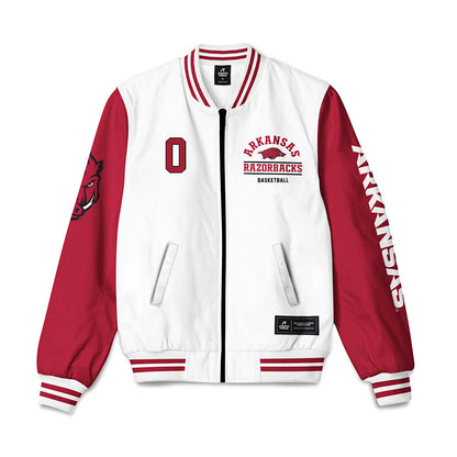 Arkansas - NCAA Women's Basketball : Beautiful Waheed - Bomber Jacket-0