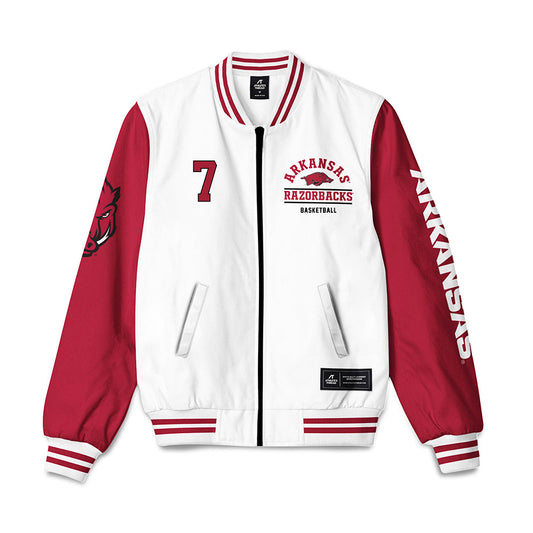Arkansas - NCAA Women's Basketball : Cristina Sanchez Cerqueira - Bomber Jacket-0