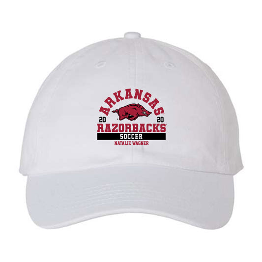 Arkansas - NCAA Women's Soccer : Natalie Wagner - Dad Hat-0
