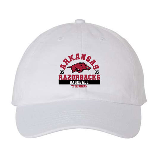 Arkansas - NCAA Baseball : Ty Burnham - Dad Hat-0