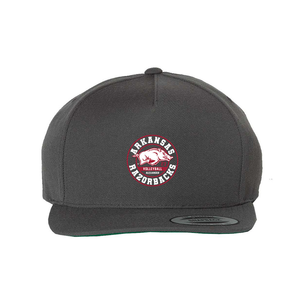 Arkansas - NCAA Women's Volleyball : Aleki Alexander - Snapback Hat