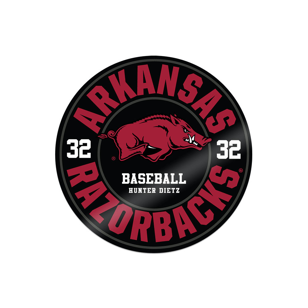 Arkansas - NCAA Baseball : Hunter Dietz - Stickers