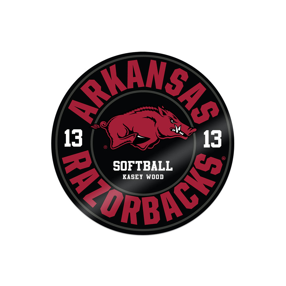 Arkansas - NCAA Softball : Kasey Wood - Stickers