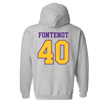 LSU - NCAA Baseball : Grant Fontenot - Classic Shersey Hooded Sweatshirt-1