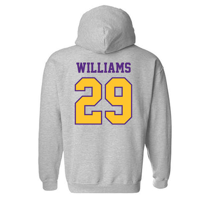 LSU - NCAA Baseball : Cooper Williams - Classic Shersey Hooded Sweatshirt-1