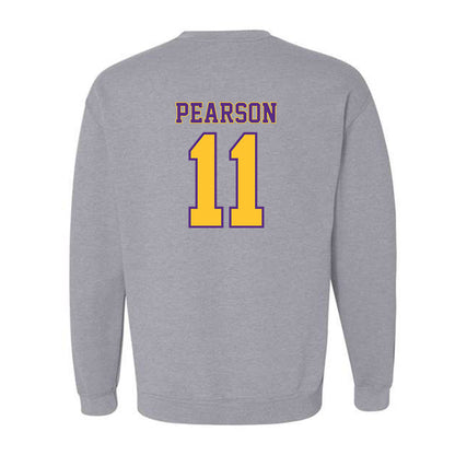 LSU - NCAA Baseball : John Pearson - Classic Shersey Crewneck Sweatshirt-1