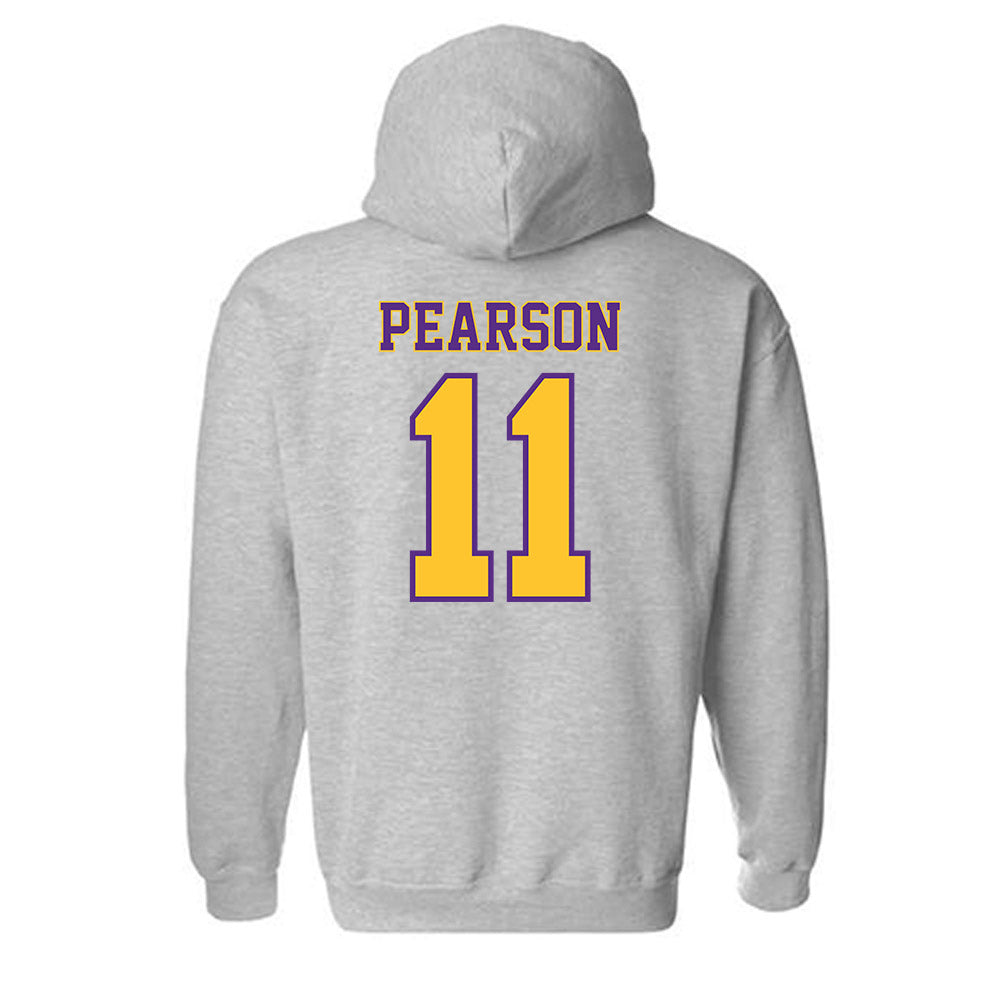 LSU - NCAA Baseball : Josh Pearson - Classic Shersey Hooded Sweatshirt-1