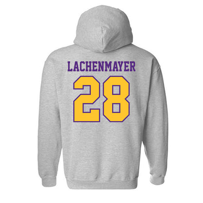 LSU - NCAA Baseball : Danny Lachenmayer - Classic Shersey Hooded Sweatshirt-1
