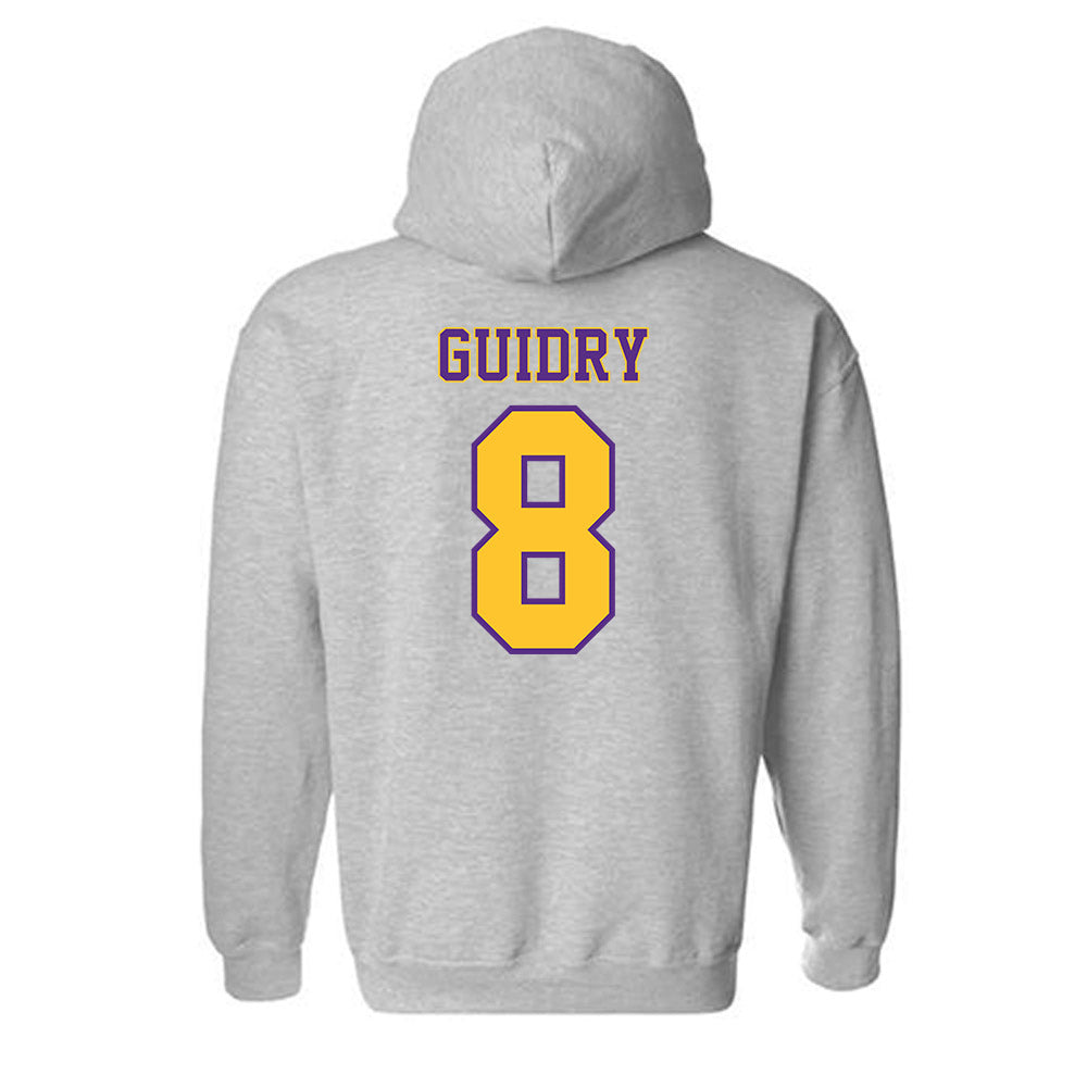 LSU - NCAA Baseball : Gavin Guidry - Classic Shersey Hooded Sweatshirt-1