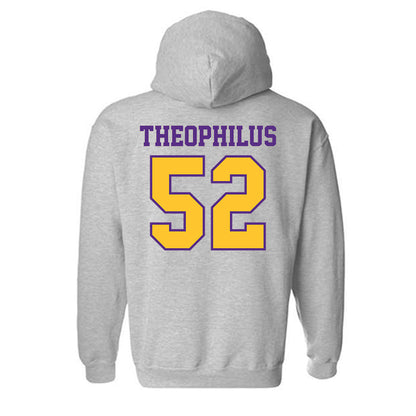 LSU - NCAA Baseball : Zion Theophilus - Classic Shersey Hooded Sweatshirt-1