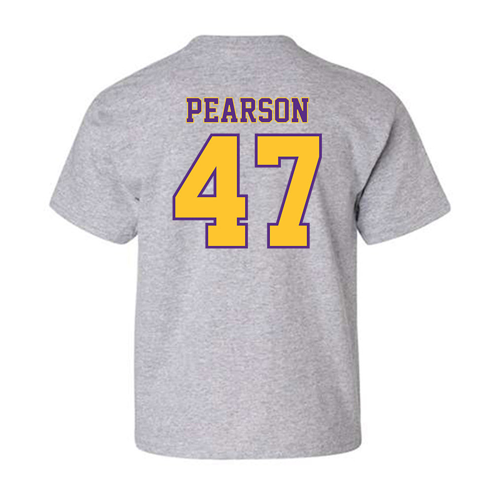 LSU - NCAA Baseball : John Pearson - Classic Shersey Youth T-Shirt-1
