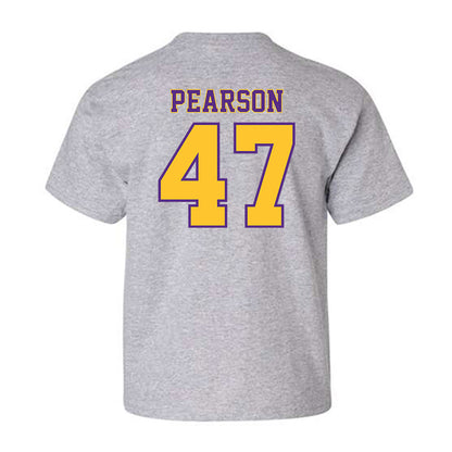 LSU - NCAA Baseball : John Pearson - Classic Shersey Youth T-Shirt-1