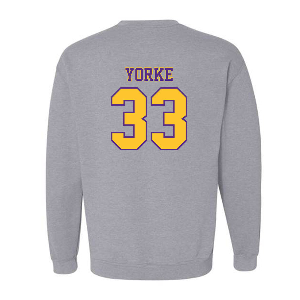 LSU - NCAA Baseball : Zach Yorke - Classic Shersey Crewneck Sweatshirt-1