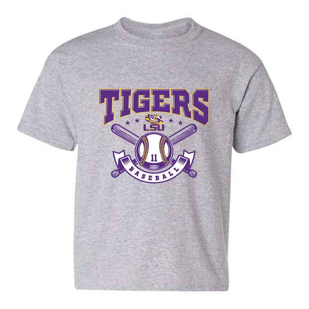 LSU - NCAA Baseball : Josh Pearson - Classic Shersey Youth T-Shirt-0