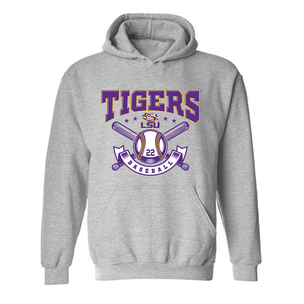 LSU - NCAA Baseball : Cooper Moore - Classic Shersey Hooded Sweatshirt-0