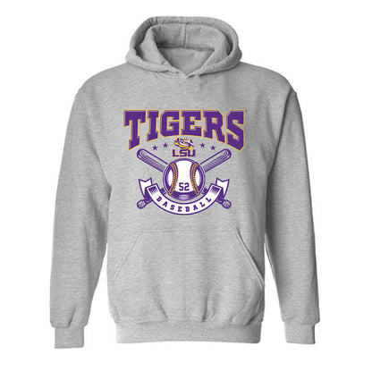 LSU - NCAA Baseball : Zion Theophilus - Classic Shersey Hooded Sweatshirt-0