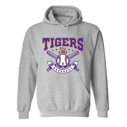 LSU - NCAA Baseball : William Schmidt - Classic Shersey Hooded Sweatshirt-0