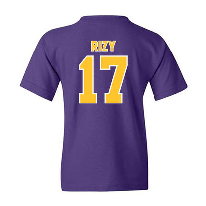 LSU - NCAA Baseball : Mavrick Rizy - Classic Shersey Youth T-Shirt-1