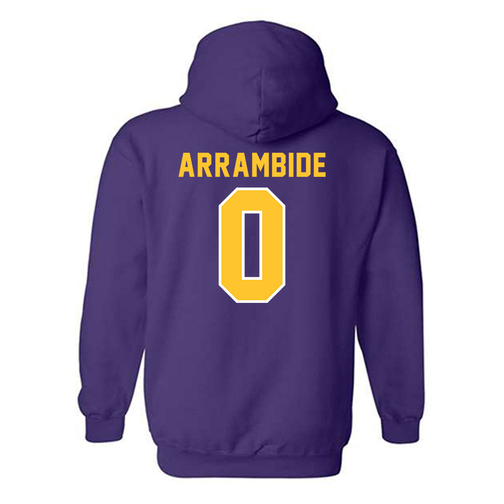LSU - NCAA Baseball : Cade Arrambide - Classic Shersey Hooded Sweatshirt-1