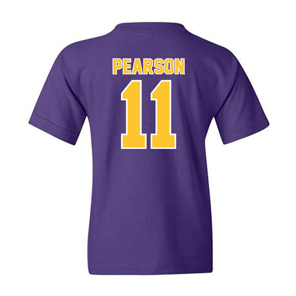 LSU - NCAA Baseball : John Pearson - Classic Shersey Youth T-Shirt-1