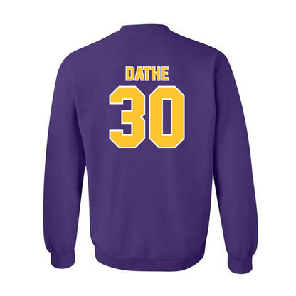 LSU - NCAA Baseball : Dax Dathe - Classic Shersey Crewneck Sweatshirt-1