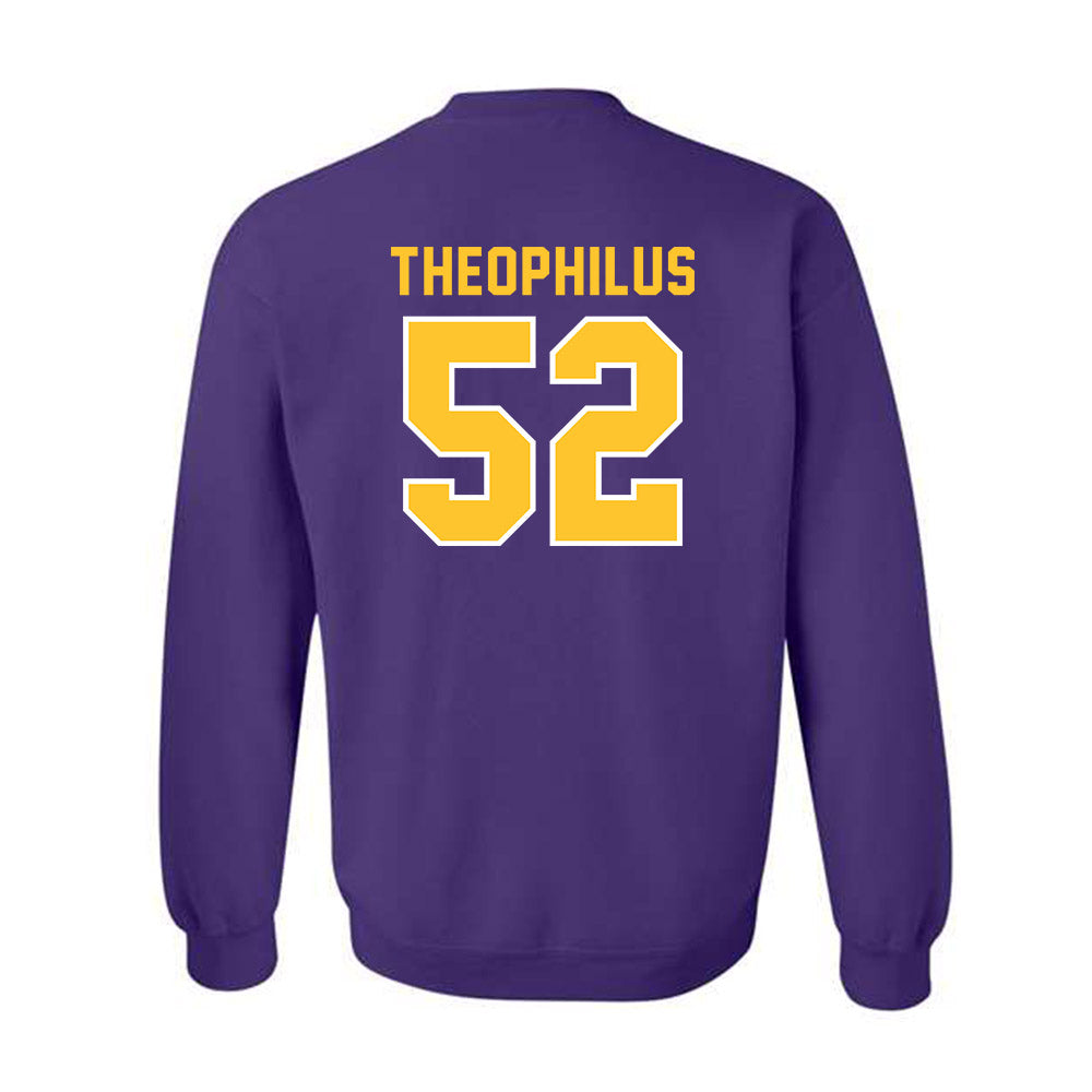 LSU - NCAA Baseball : Zion Theophilus - Classic Shersey Crewneck Sweatshirt-1