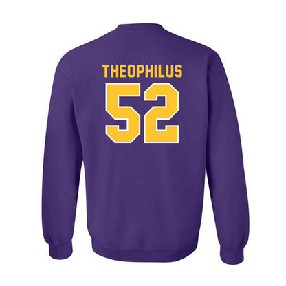 LSU - NCAA Baseball : Zion Theophilus - Classic Shersey Crewneck Sweatshirt-1