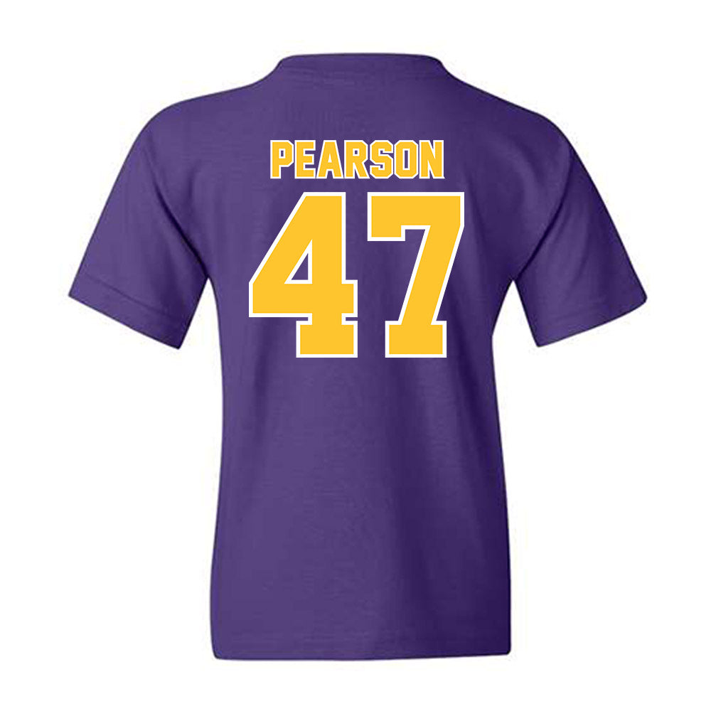 LSU - NCAA Baseball : John Pearson - Classic Shersey Youth T-Shirt-1