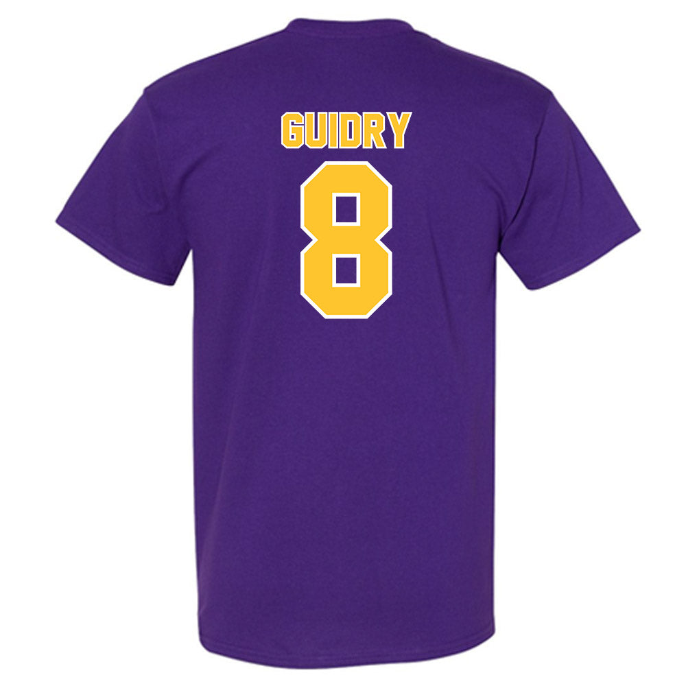 LSU - NCAA Baseball : Gavin Guidry - Classic Shersey T-Shirt-1