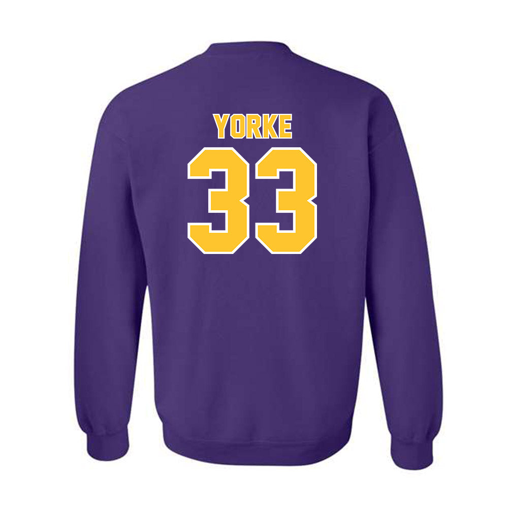 LSU - NCAA Baseball : Zach Yorke - Classic Shersey Crewneck Sweatshirt-1