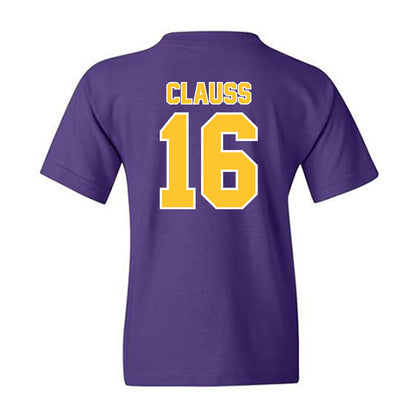 LSU - NCAA Baseball : Ethan Clauss - Classic Shersey Youth T-Shirt-1