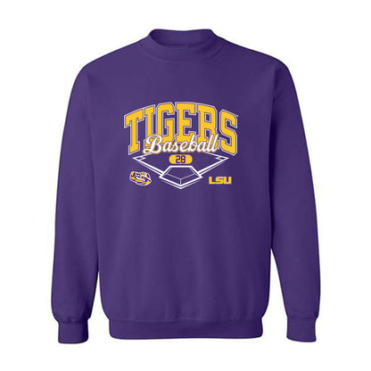 LSU - NCAA Baseball : Danny Lachenmayer - Classic Shersey Crewneck Sweatshirt-0