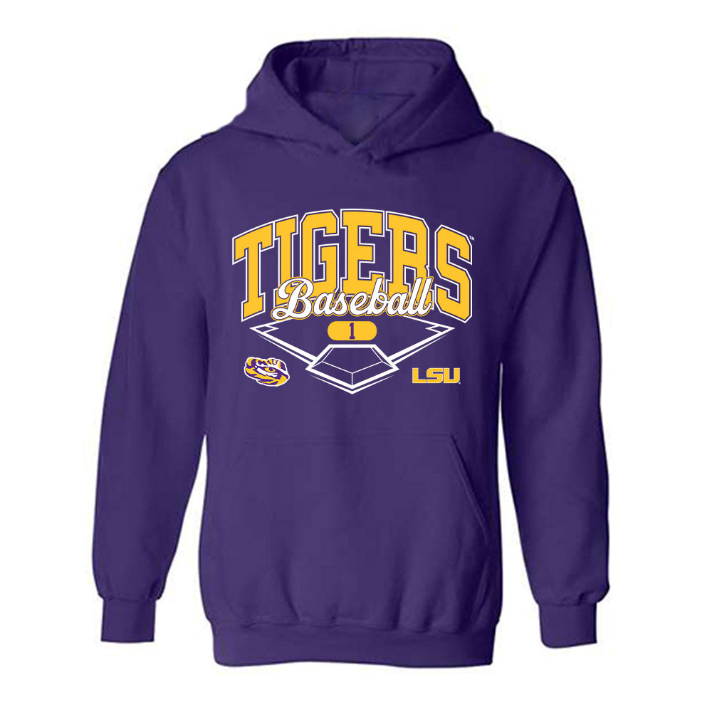 LSU - NCAA Baseball : Chris Stanfield - Classic Shersey Hooded Sweatshirt-0