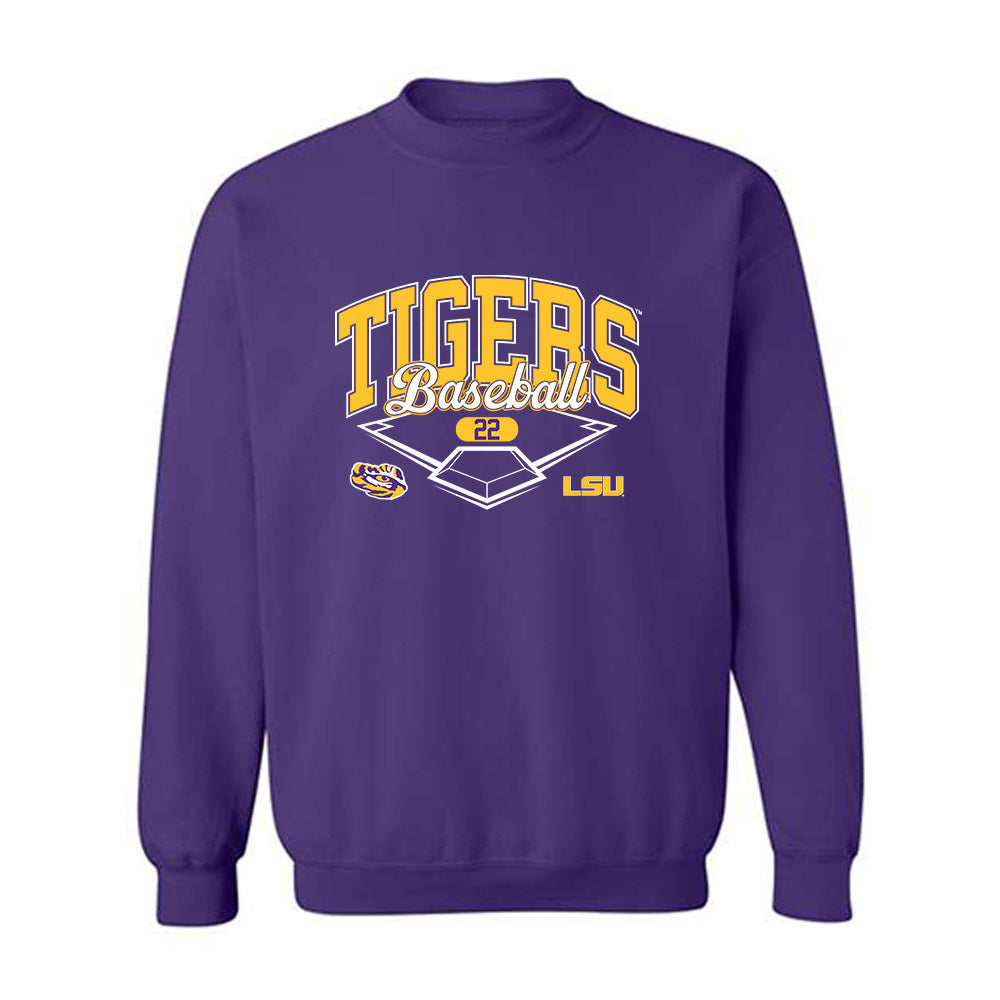 LSU - NCAA Baseball : Cooper Moore - Classic Shersey Crewneck Sweatshirt-0