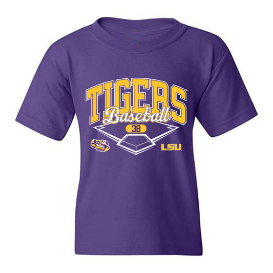 LSU - NCAA Baseball : Ethan Plog - Classic Shersey Youth T-Shirt-0