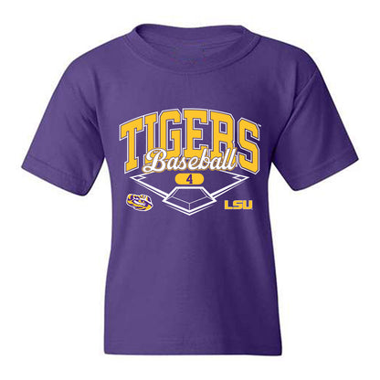 LSU - NCAA Baseball : Diego Velazquez - Classic Shersey Youth T-Shirt-0