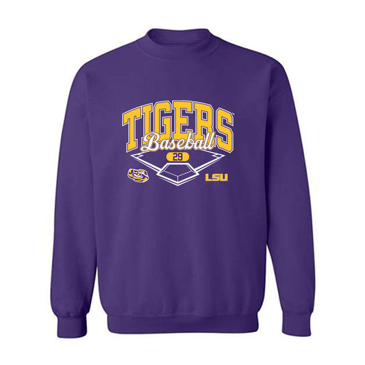 LSU - NCAA Baseball : Cooper Williams - Classic Shersey Crewneck Sweatshirt-0