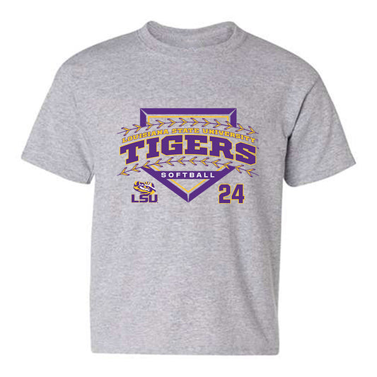 LSU - NCAA Softball : Charlize Lorenz - Classic Shersey Youth T-Shirt-0
