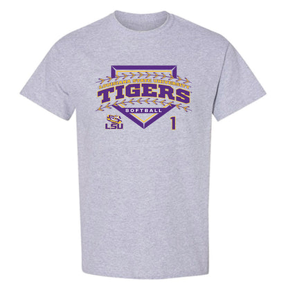 LSU - NCAA Softball : Ally Hutchins - Classic Shersey T-Shirt-0