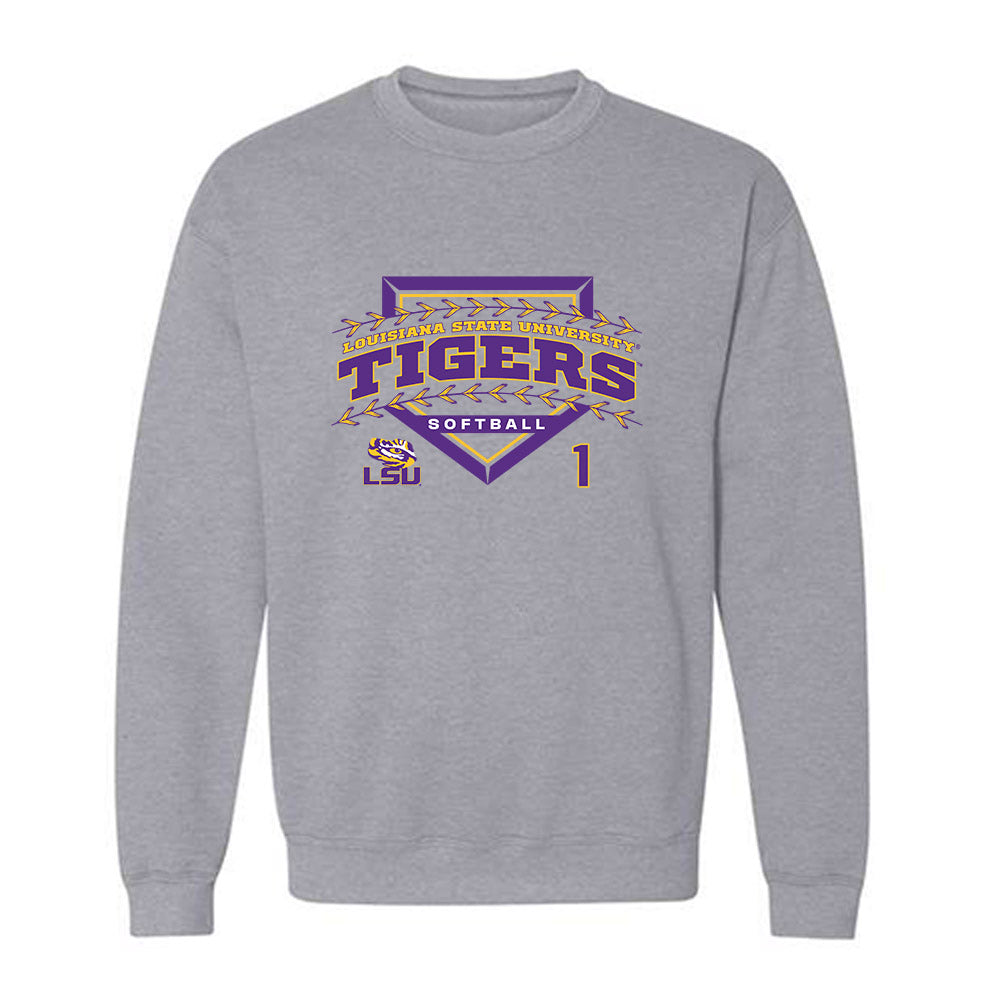 LSU - NCAA Softball : Ally Hutchins - Classic Shersey Crewneck Sweatshirt-0