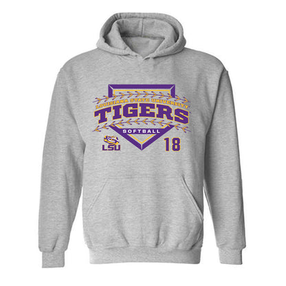 LSU - NCAA Softball : Tatum Clopton - Classic Shersey Hooded Sweatshirt-0