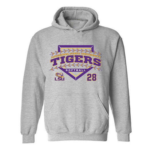 LSU - NCAA Softball : Jada Phillips - Classic Shersey Hooded Sweatshirt-0