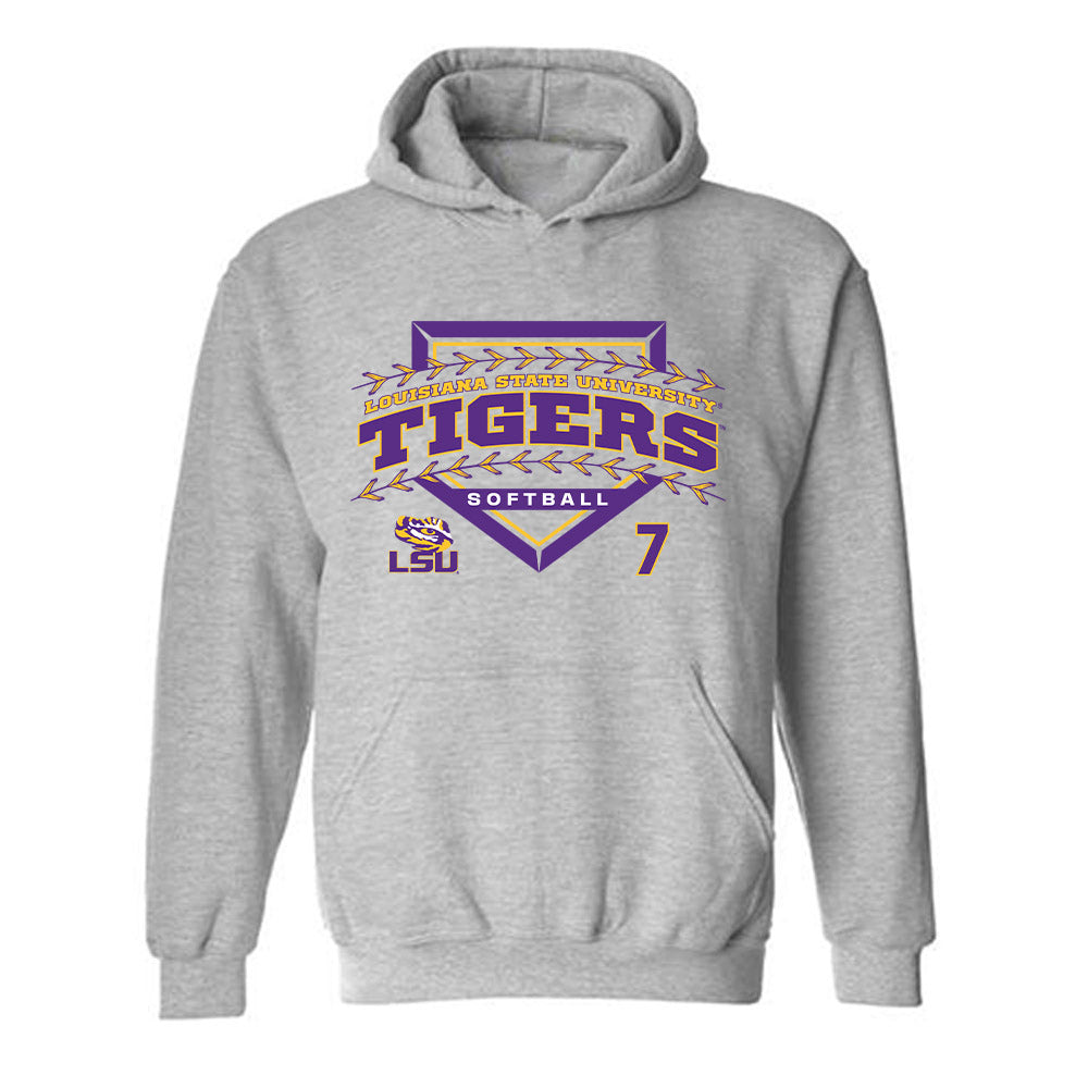 LSU - NCAA Softball : Jalia Lassiter - Classic Shersey Hooded Sweatshirt-0